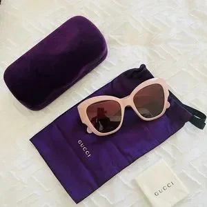 Gucci | Accessories | Gucci Gg808s 003 Pink Violet Gold Rose 